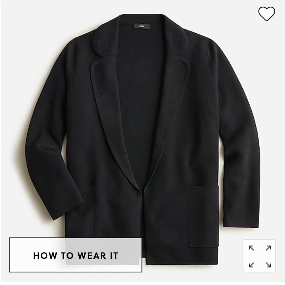 JCrew Eloise Sweater Blazer